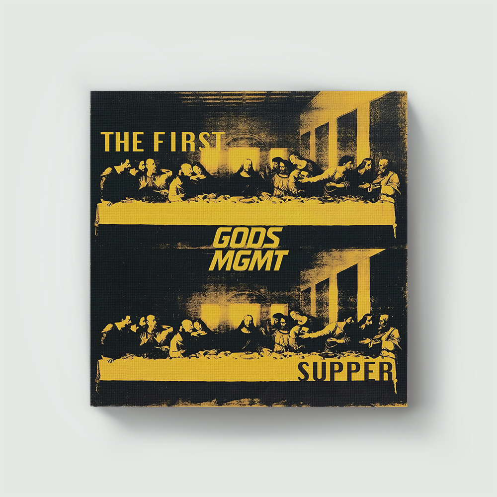 The First Supper Print - Gods MGMT